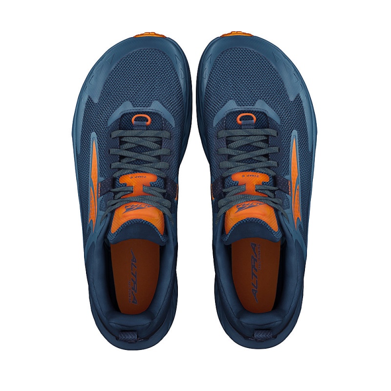 Blue / Orange Altra TIMP 5 Men's Trail Running Shoes | Australia AL5094E36