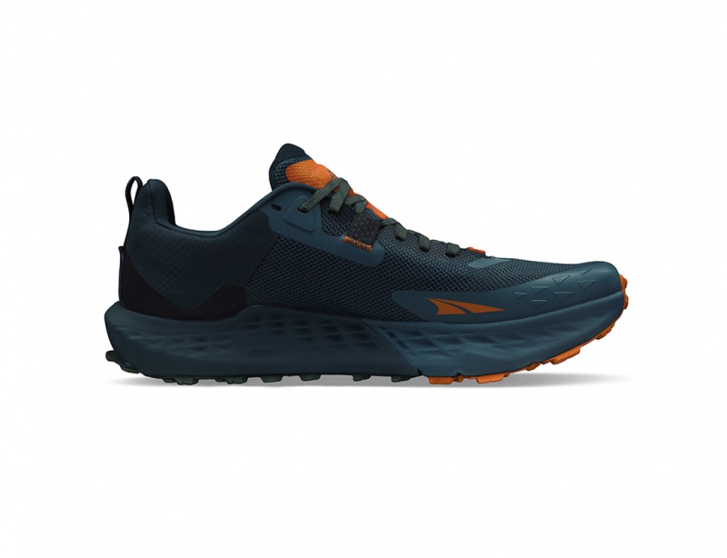 Blue / Orange Altra TIMP 5 Men's Trail Running Shoes | Australia AL1489R10