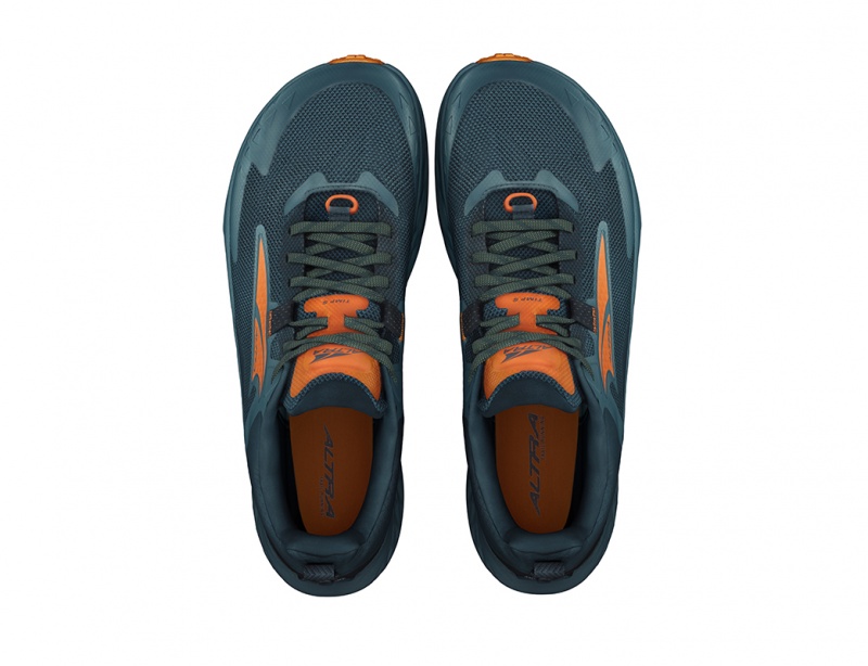 Blue / Orange Altra TIMP 5 Men's Trail Running Shoes | Australia AL1489R10