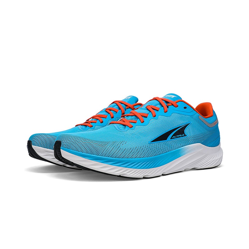 Blue / Red Altra RIVERA 3 Men's Road Running Shoes | Australia AL2841S58