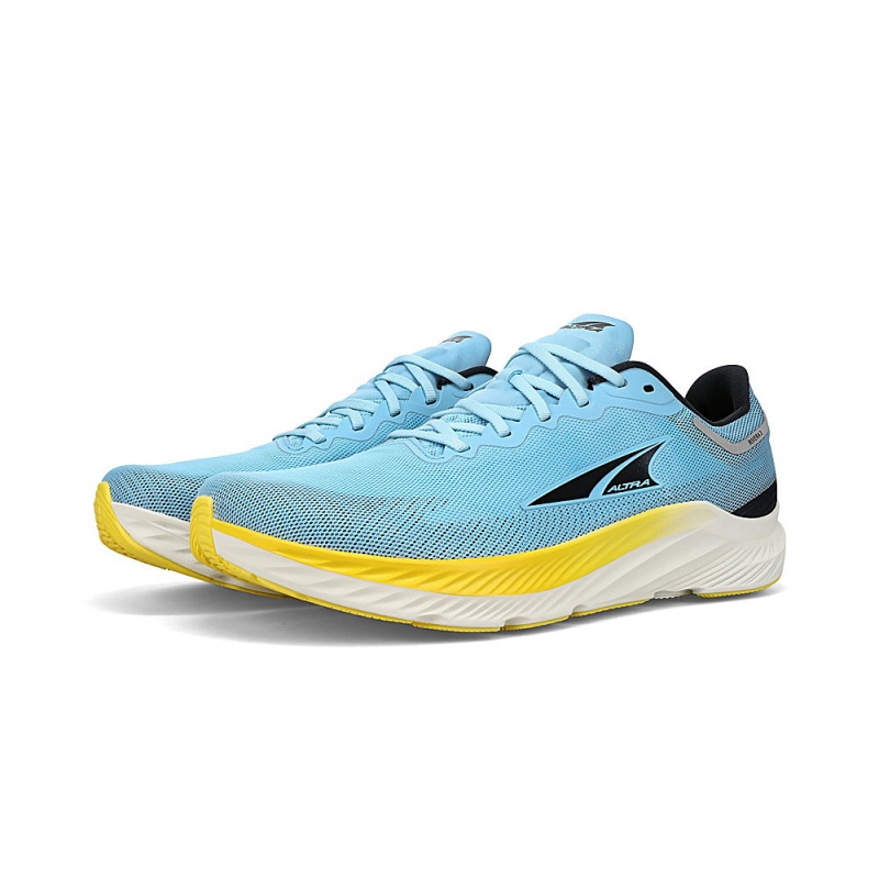 Blue / Yellow Altra RIVERA 3 Men's Road Running Shoes | Australia AL9082G54