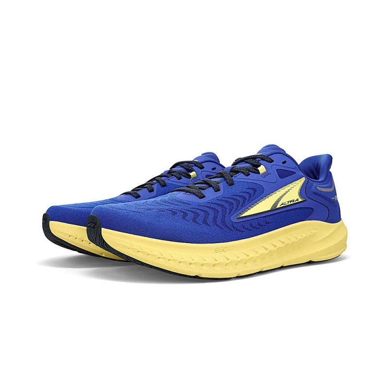 Blue / Yellow Altra TORIN 7 Men's Road Running Shoes | Australia AL3140D19