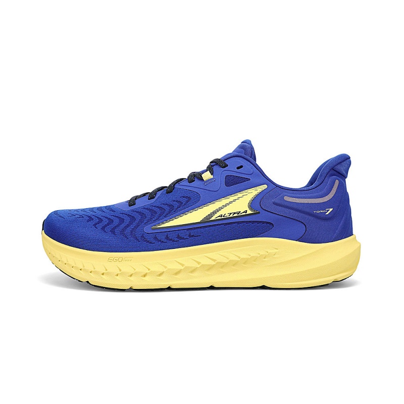 Blue / Yellow Altra TORIN 7 Men\'s Road Running Shoes | Australia AL3140D19