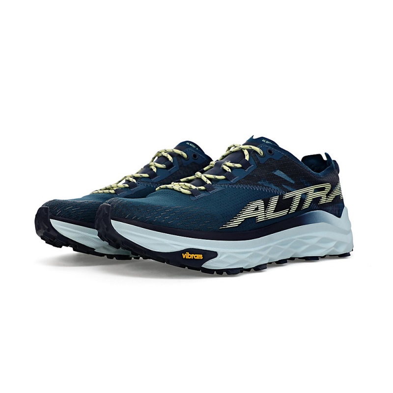 Deep Blue Altra MONT BLANC Women's Trail Running Shoes | Australia AL3287S32