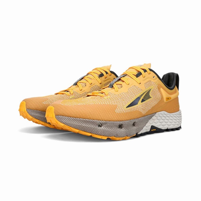 Gray / Yellow Altra TIMP 4 Men's Trail Running Shoes | Australia AL7263M24