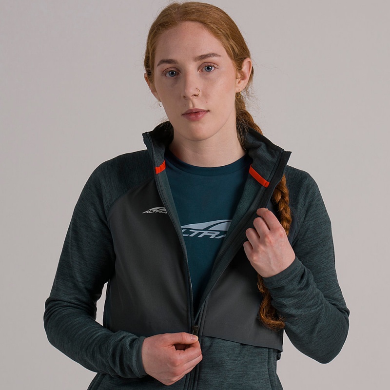 Green Altra EVERYDAY HYBRID Women's Jackets | Australia AL0184Z21