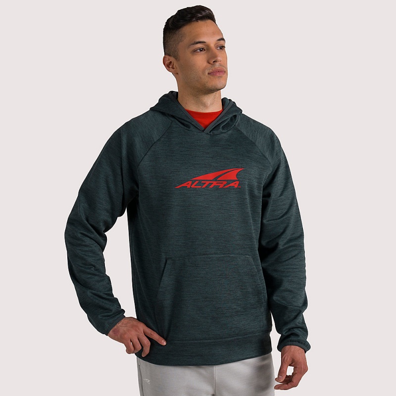 Green Altra EVERYDAY Men\'s Hoodie | Australia AL4631V83