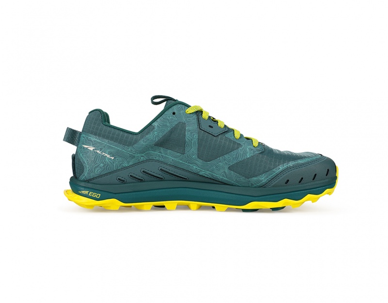 Green Altra LONE PEAK 6 Men's Trail Running Shoes | Australia AL6180T23