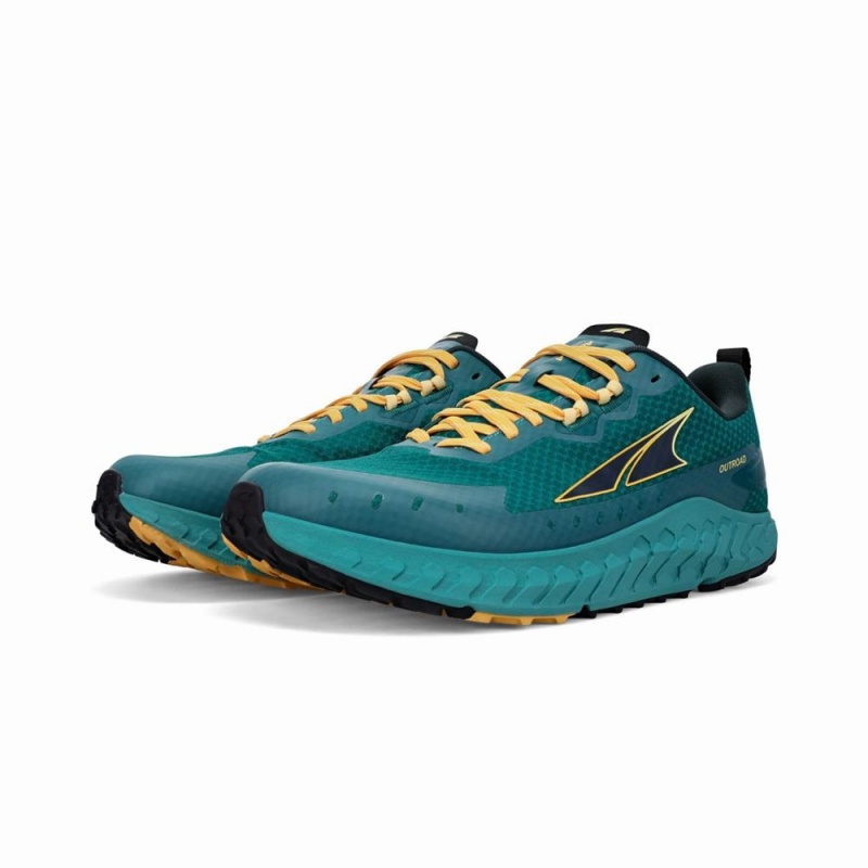 Green Altra OUTROAD Men's Trail Running Shoes | Australia AL2190W52