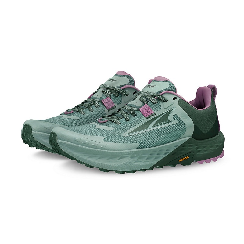 Green Altra TIMP 5 Women's Trail Running Shoes | Australia AL7534V64