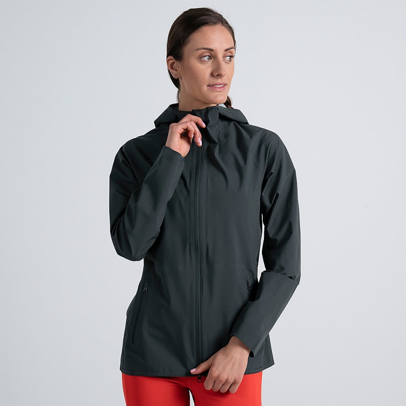 Green Altra WATERPROOF RUN Women\'s Jackets | Australia AL4623X34