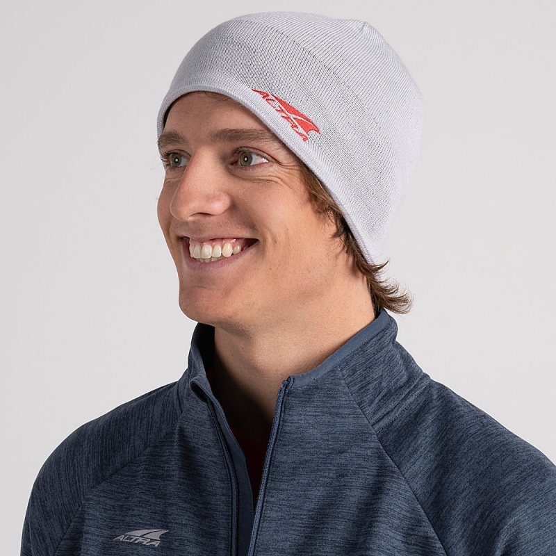 Grey Altra MERINO RUN Men\'s Beanie | Australia AL8235B34