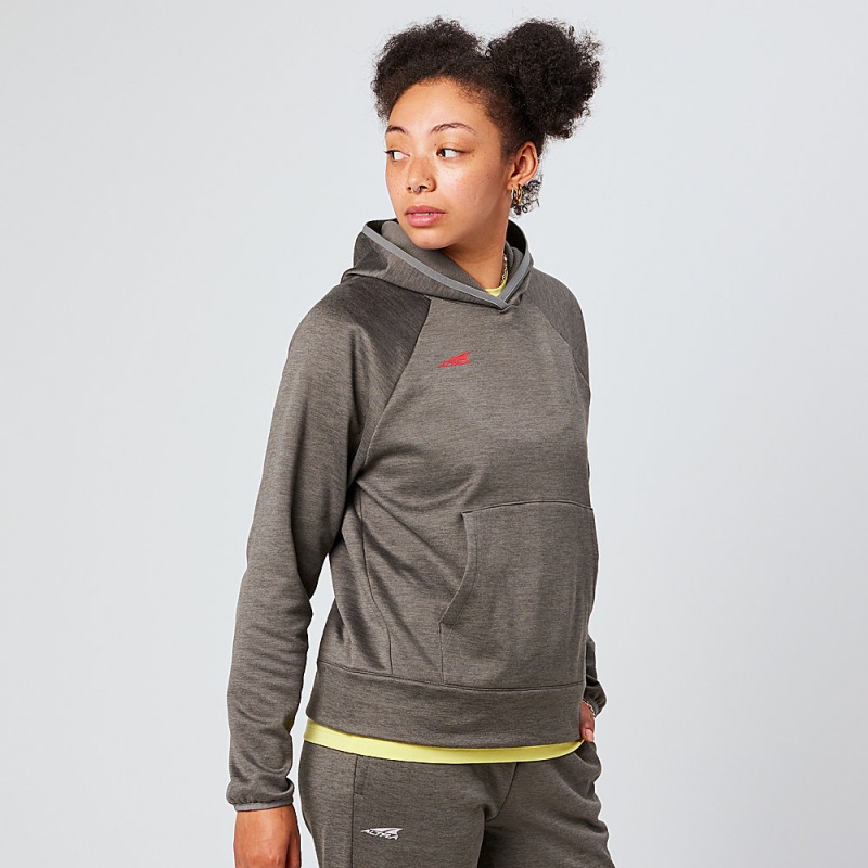 Grey Altra RUN WITHOUT RULES Women's Hoodie | Australia AL8215T80