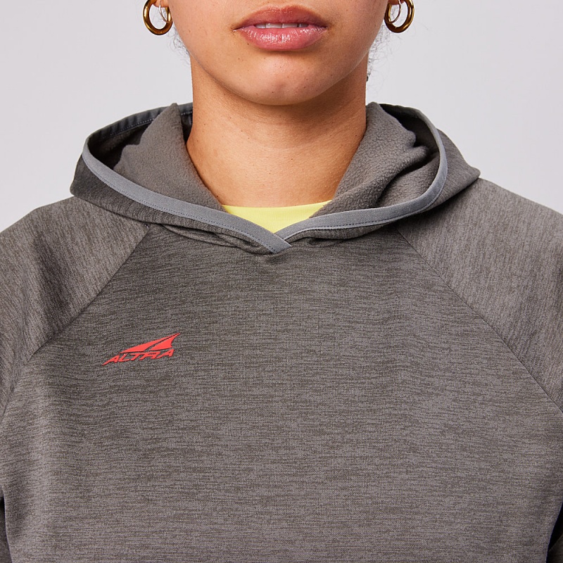 Grey Altra RUN WITHOUT RULES Women's Hoodie | Australia AL8215T80