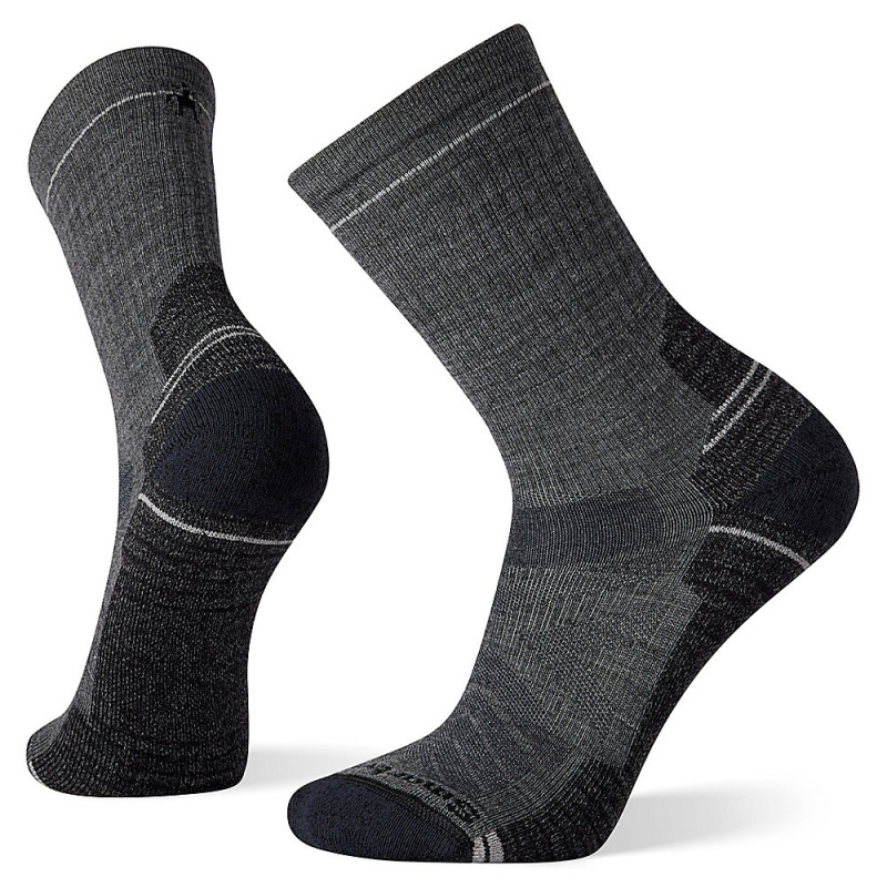 Grey Altra SMARTWOOL HIKE LIGHT CUSHION CREW Men\'s Socks | Australia AL9628X29