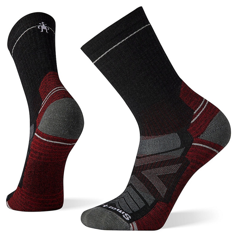 Grey Altra SMARTWOOL HIKE LIGHT CUSHION CREW Men\'s Socks | Australia AL4268C91