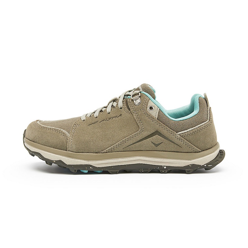 Grey Brown Altra LP ALPINE Women\'s Hiking Shoes | Australia AL8731R32