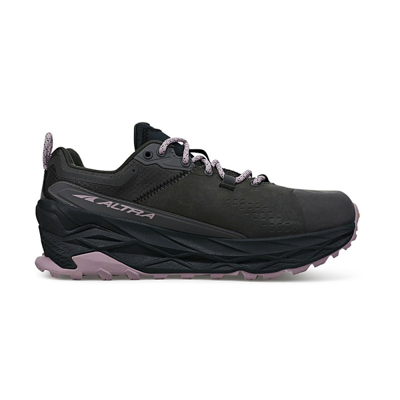 Grey / Black Altra OLYMPUS 5 HIKE LOW GTX Women's Trail Running Shoes | Australia AL6431X26