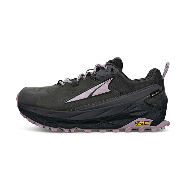 Grey / Black Altra OLYMPUS 5 HIKE LOW GTX Women\'s Trail Running Shoes | Australia AL6431X26