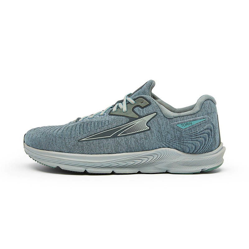 Grey / Blue Altra TORIN 5 LUXE Women\'s Road Running Shoes | Australia AL2075L09