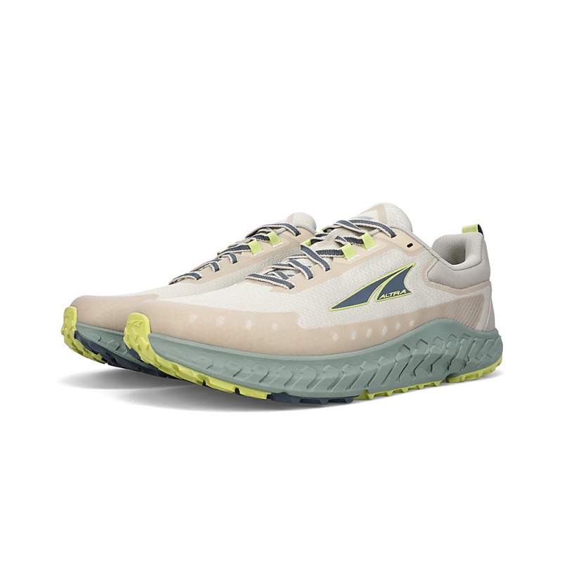 Grey / Green Altra OUTROAD 2 Men's Trail Running Shoes | Australia AL5973N49