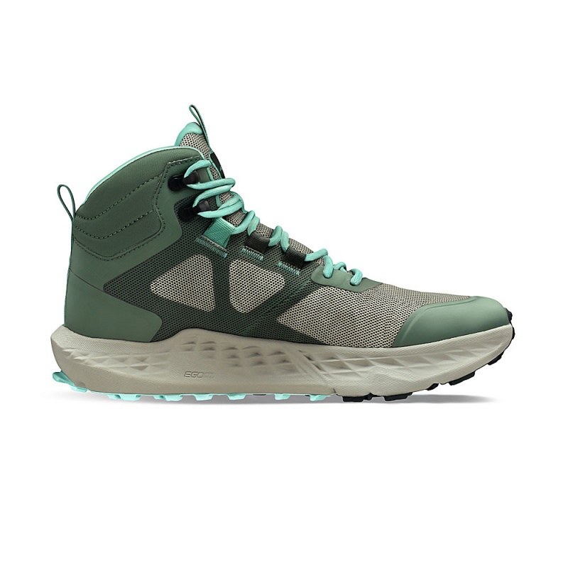 Grey / Green Altra TIMP HIKER Women's Hiking Boots | Australia AL5834M53