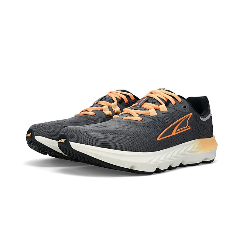 Grey / Orange Altra PROVISION 7 Women's Road Running Shoes | Australia AL8173C71