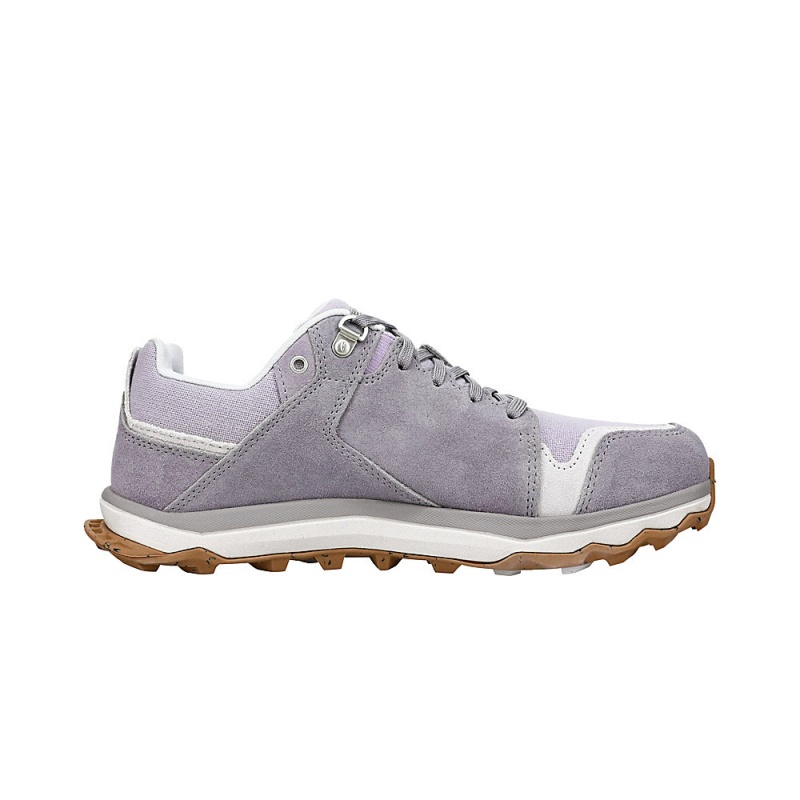 Grey / Purple Altra LP ALPINE Women's Hiking Shoes | Australia AL4781T40