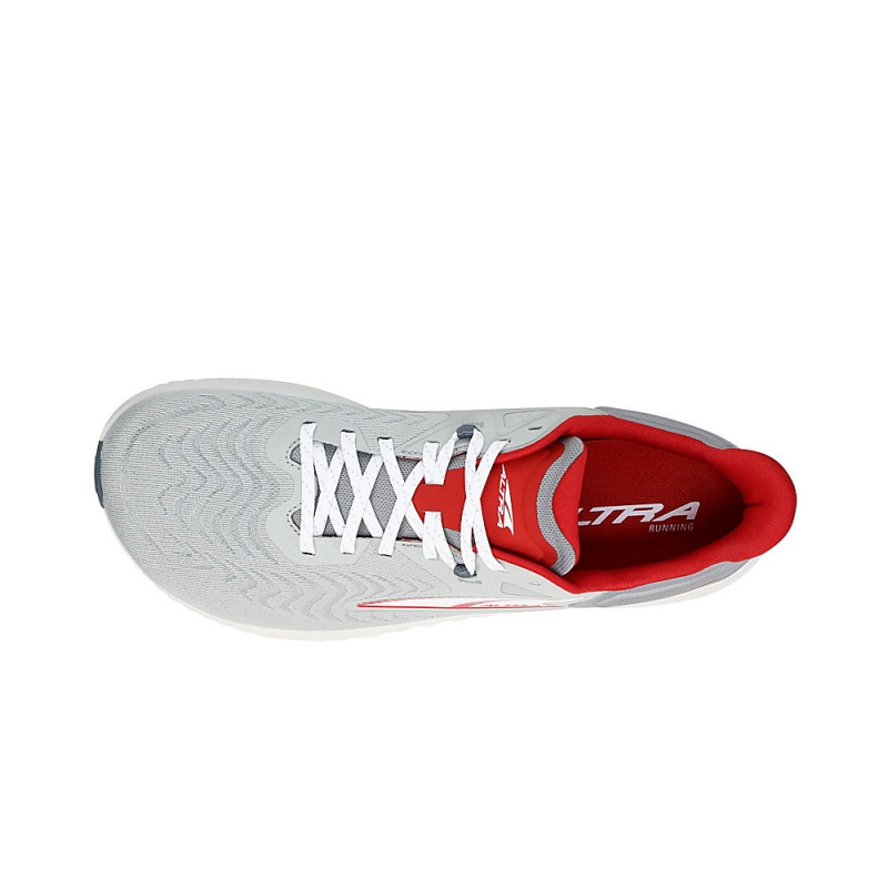 Grey / Red Altra TORIN 7 Men's Road Running Shoes | Australia AL8421F26