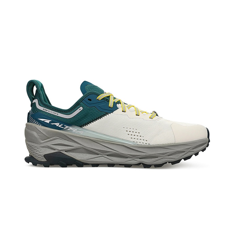 Grey / Turquoise Altra OLYMPUS 5 Men's Trail Running Shoes | Australia AL9387F27