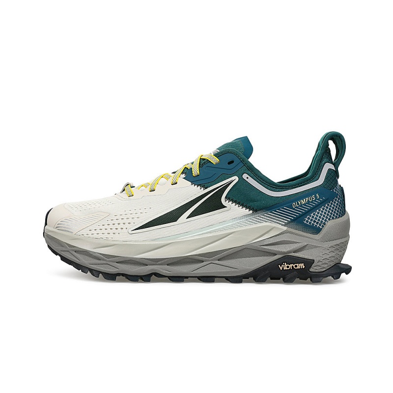 Grey / Turquoise Altra OLYMPUS 5 Men\'s Trail Running Shoes | Australia AL9387F27