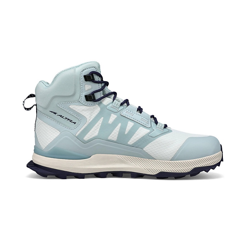 Light Blue Altra LONE PEAK ALL-WTHR MID 2 Women's Trail Running Shoes | Australia AL6213N61