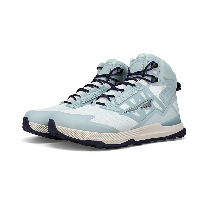 Light Blue Altra LONE PEAK ALL-WTHR MID 2 Women's Trail Running Shoes | Australia AL6213N61