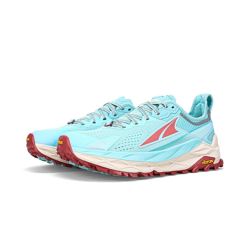 Light Blue Altra OLYMPUS 5 Women's Trail Running Shoes | Australia AL4579W46