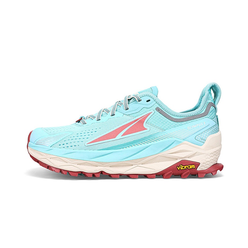 Light Blue Altra OLYMPUS 5 Women\'s Trail Running Shoes | Australia AL4579W46