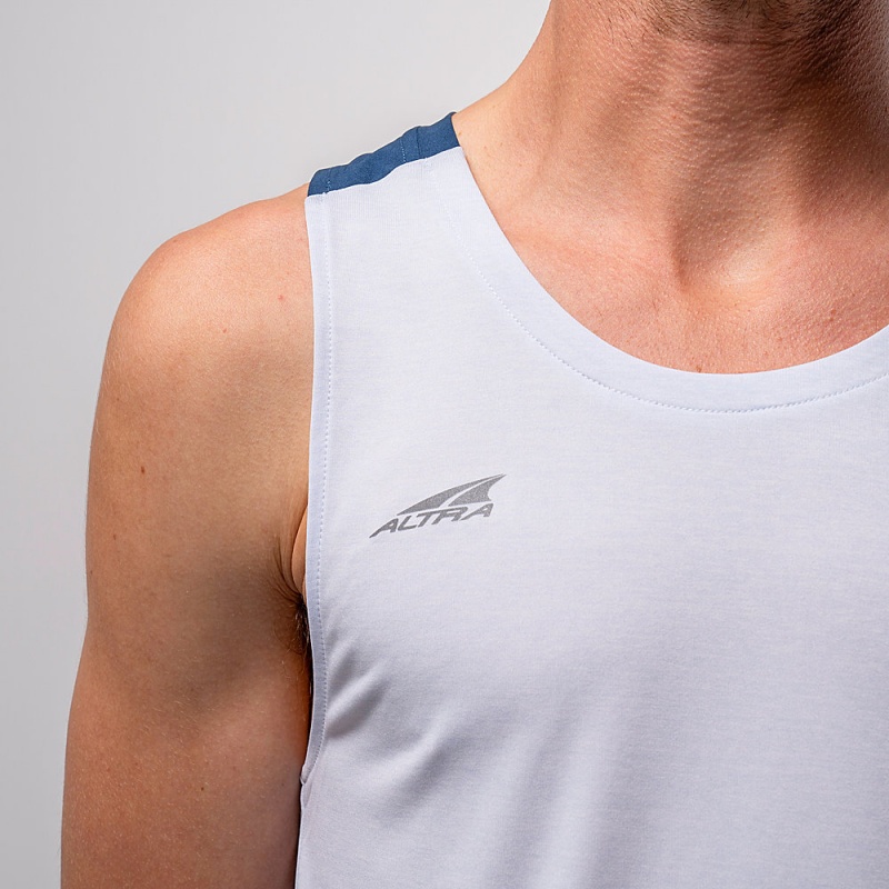 Light Blue Altra VANISH Men's Tank Top | Australia AL5970D07