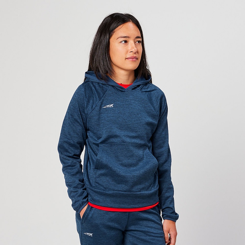 Navy Altra RUN WITHOUT RULES Women\'s Hoodie | Australia AL2431R95