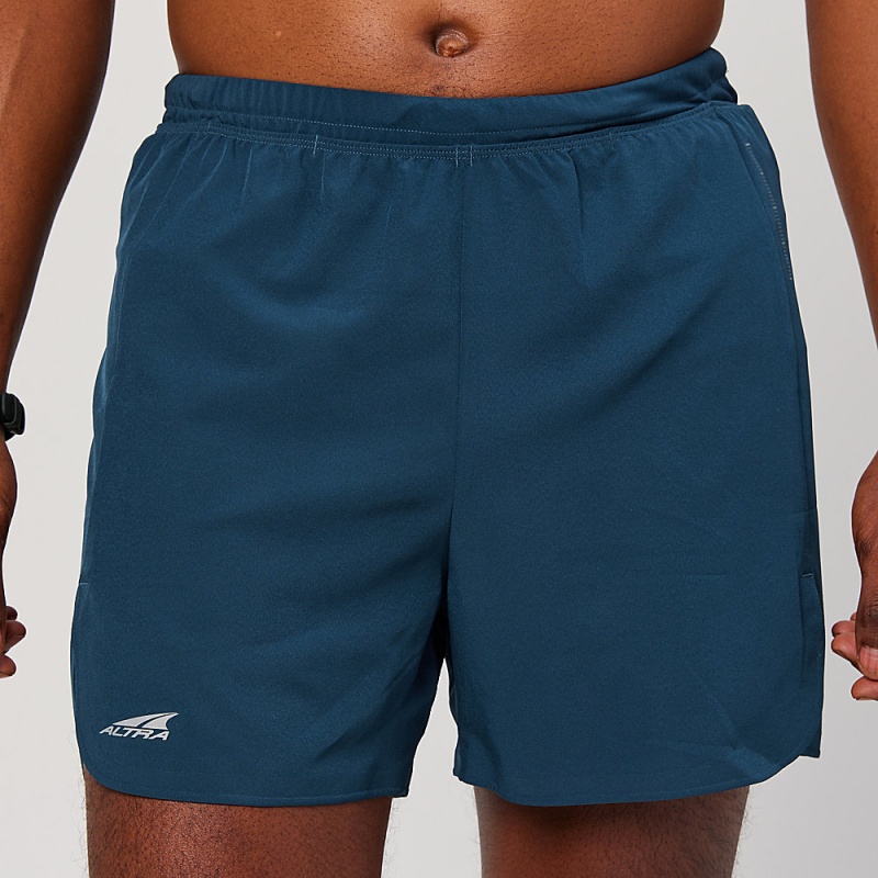 Navy Altra TRAIL STASH Men's Shorts | Australia AL3096W08