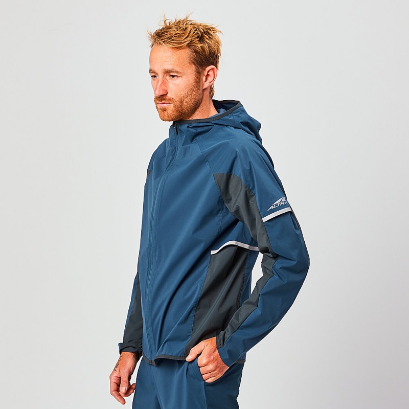 Navy Altra TRAIL WIND Men's Jackets | Australia AL9763F67