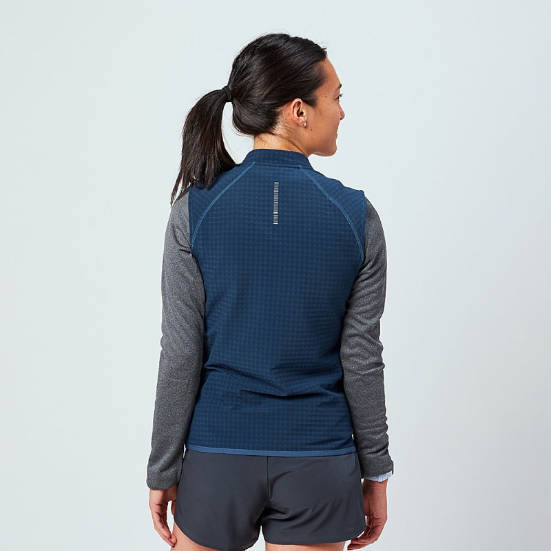 Navy Altra TRAIL WIND VEST Women's Jackets | Australia AL4928N65