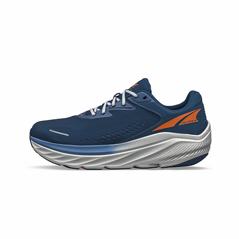 Navy Altra VIA OLYMPUS 2 Men\'s Walking Shoes | Australia AL9620U78