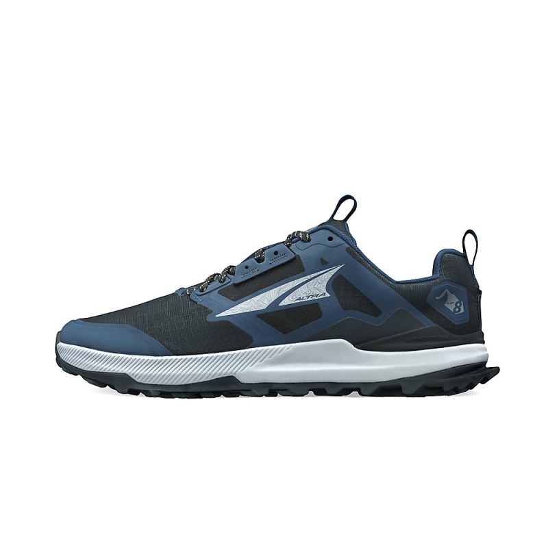 Navy / Black Altra LONE PEAK 8 Men\'s Trail Running Shoes | Australia AL1640Z28