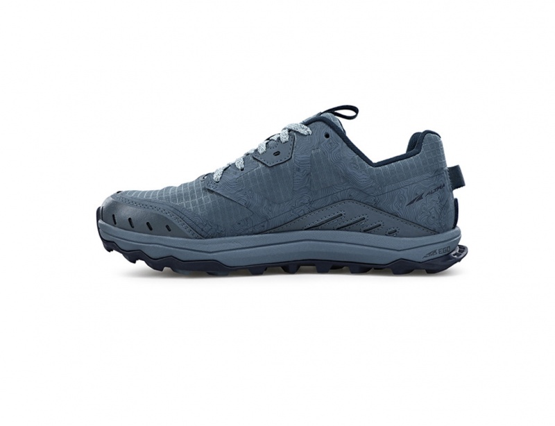 Navy / Light Blue Altra LONE PEAK 6 WIDE Women's Trail Running Shoes | Australia AL6395B49