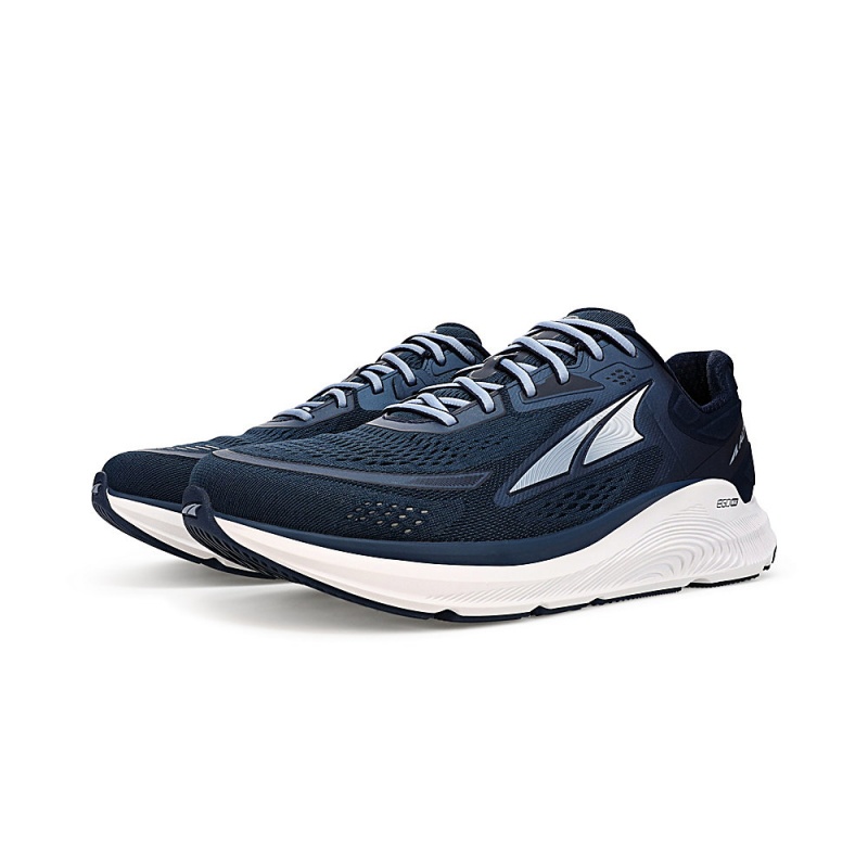 Navy / Light Blue Altra PARADIGM 6 Men's Road Running Shoes | Australia AL8513Y20