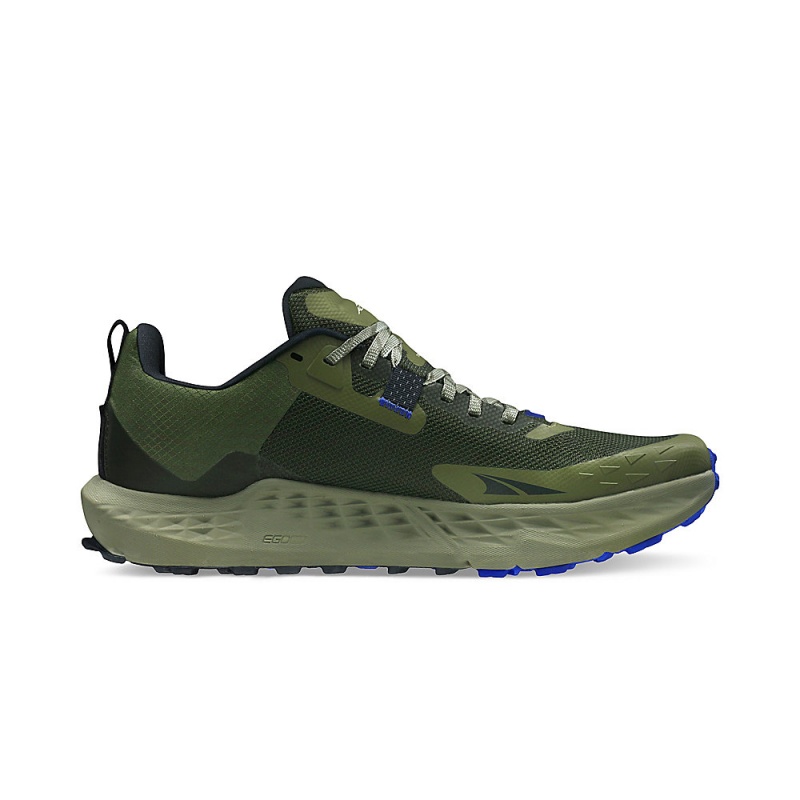 Olive Altra TIMP 5 Men's Trail Running Shoes | Australia AL4962W52