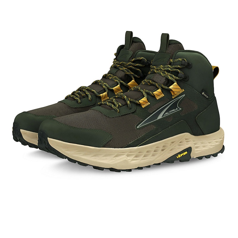 Olive Altra TIMP HIKER GTX Men's Hiking Boots | Australia AL3749B34