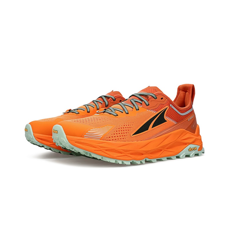 Orange Altra OLYMPUS 5 Men's Trail Running Shoes | Australia AL4810U64