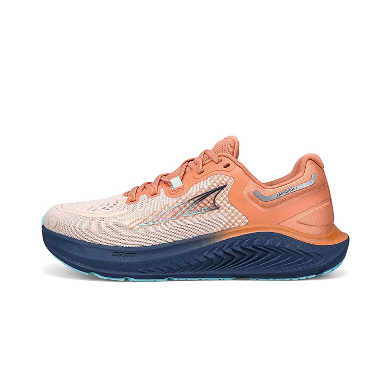 Orange Altra PARADIGM 7 Women\'s Road Running Shoes | Australia AL3756E94