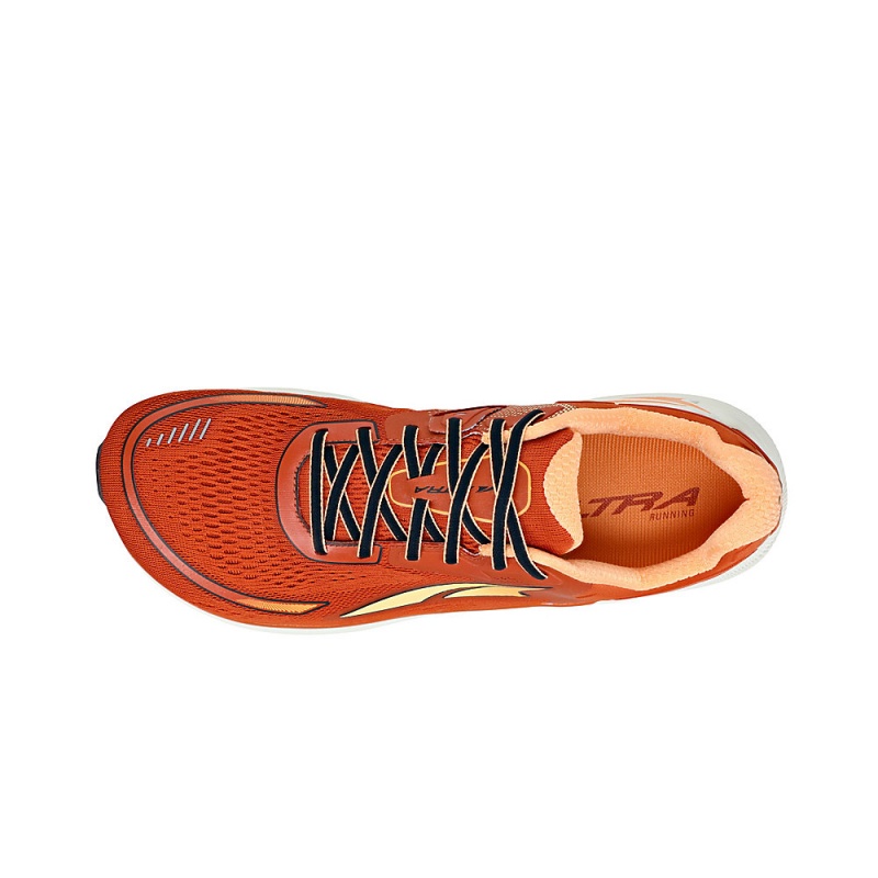 Orange / Black Altra PARADIGM 6 Men's Road Running Shoes | Australia AL3160U03