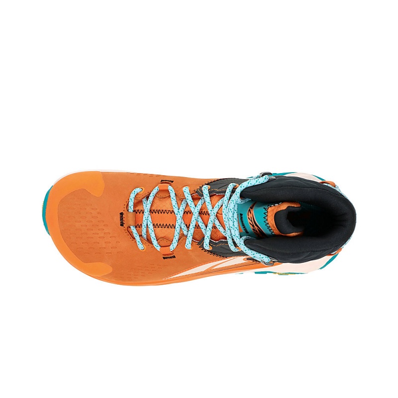 Orange / Grey Altra OLYMPUS 5 HIKE MID GTX Women's Trail Running Shoes | Australia AL7236J19